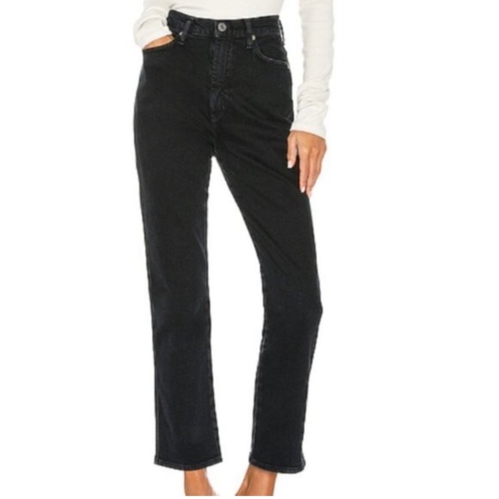 NWOT Agolde Pinch Waist High Rise Kick in Realm